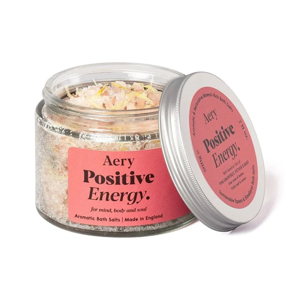 Aery Living: Aromatherapy Bath Salts Positive Energy
