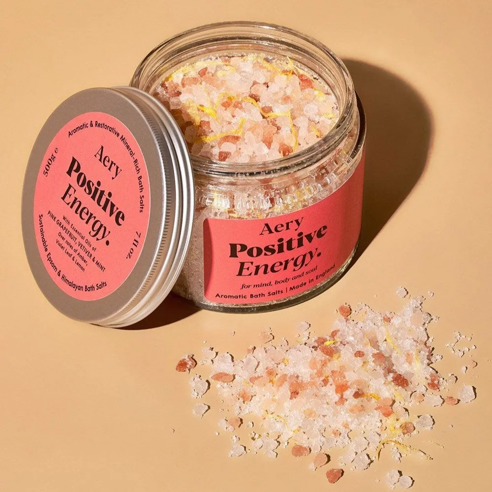 Aery Living: Aromatherapy Bath Salts Positive Energy