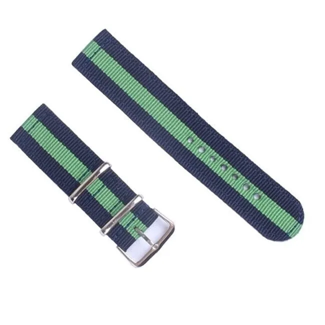 Nato Nylon Watch Straps Compatible with the Huawei Honor Magic Watch 2