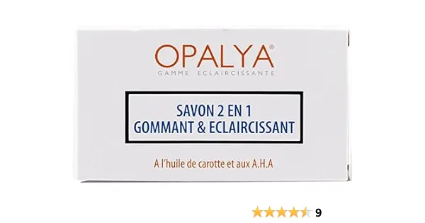 Opalya 2 in 1 Soap Exfoliating  & Lightening 200 gr