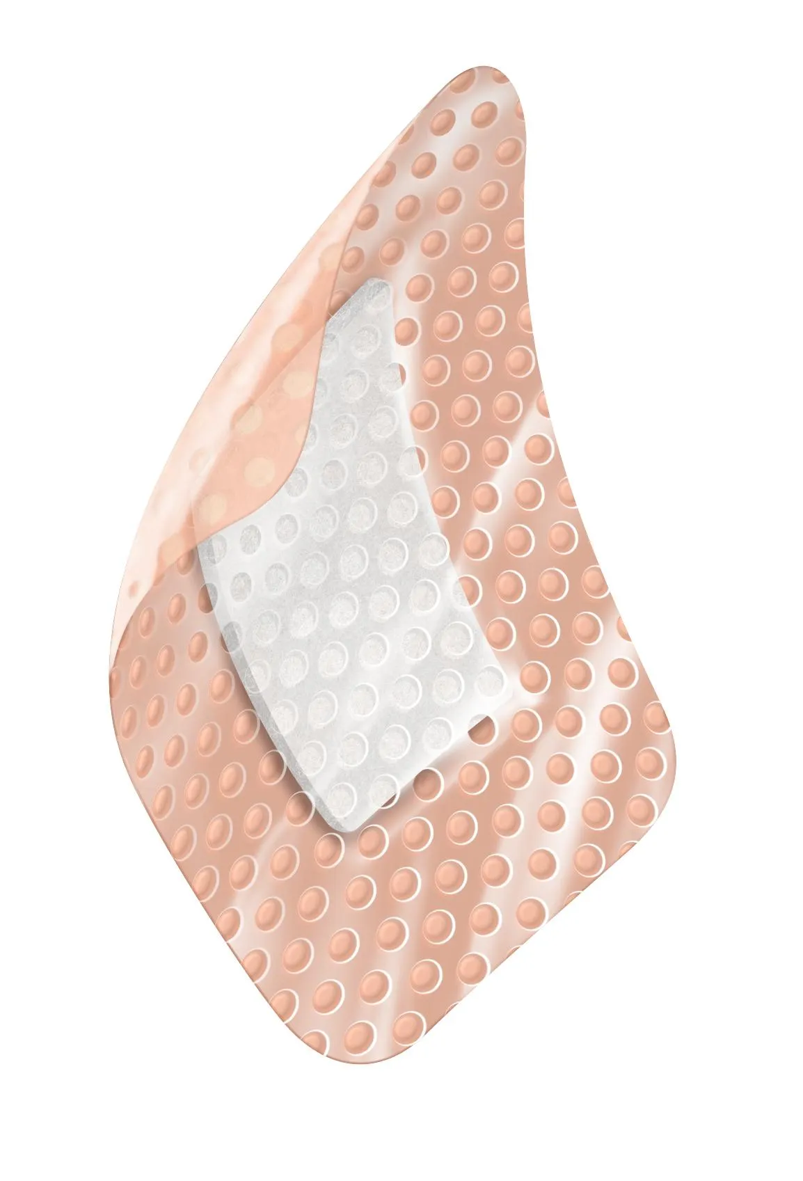 Optifoam Gentle Lite Foam Dressing, 1.6" x 2" with Border (case of 100)