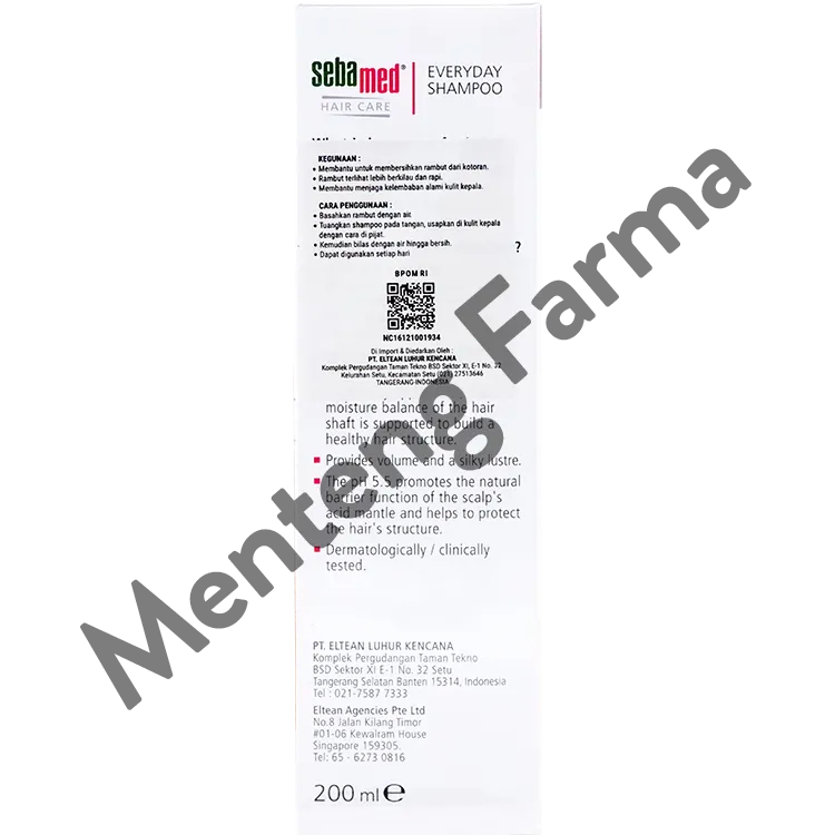 Sebamed Everyday Shampoo 200 ML - Perawatan Rambut Normal Hingga Kering