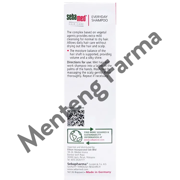 Sebamed Everyday Shampoo 200 ML - Perawatan Rambut Normal Hingga Kering