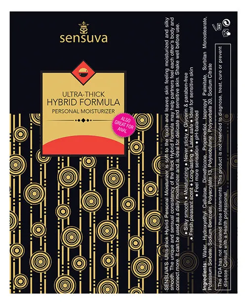 Sensuva Ultra Thick Hybrid Personal Moisturizer 1.7 oz - Assorted Scents